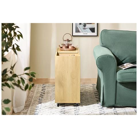 Tavolino Con Ruote 70x30x60cm Fbt152-n - Foto 7