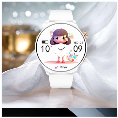 Smartwatch Mx16: Display Hd Da 1,43"", Chiamate Bluetooth White - Foto 2