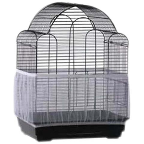 Coprigabbia Per Uccelli - Elastico S - Altezza 17 Cm Circonferenza 80-110 Cm - Bianco L - Foto 2