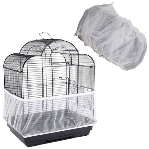 Coprigabbia Per Uccelli - Elastico S - Altezza 17 Cm Circonferenza 80-110 Cm - Bianco L - Foto 4