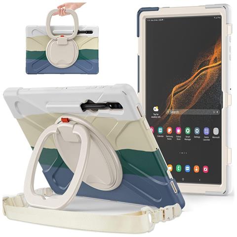 Custodia Per Samsung Galaxy Tab S8/s7 11"" Con Tracolla Colorata - Foto 1
