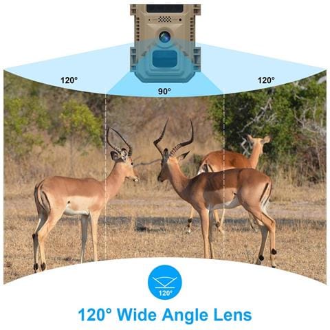Telecamera Per La Fauna Selvatica 4g Solare Impermeabile Da 4mp (versione Usa) Con Riconoscimento Animali Ai - Foto 4