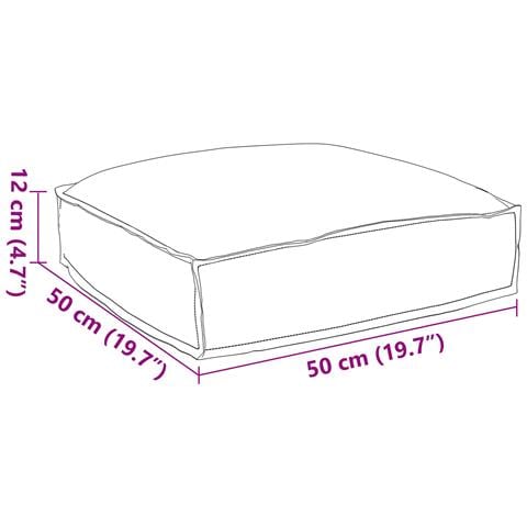 Cuscino per seduta pallet Floral Multicolore 50 x 50 x 12 cm - Foto 6