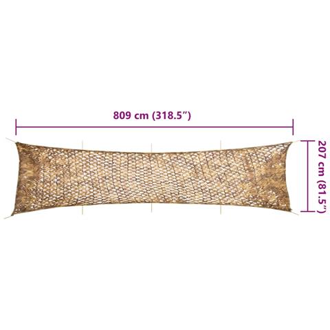 Rete Mimetica con Custodia di Conservazione 809x207 cm Sabbia - Foto 7