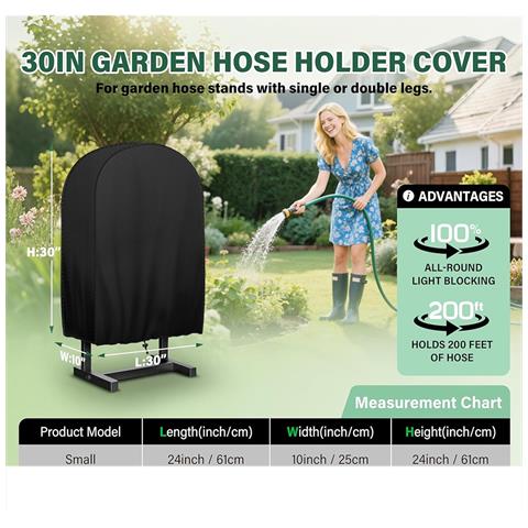 Copertura Per Avvolgitubo Da Giardino Esterno - Tessuto Oxford 420d, Impermeabile E Antipolvere  Grande - Foto 2