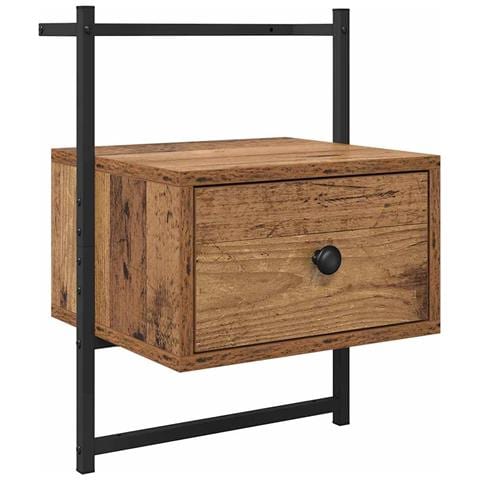 Armadio da Notte con cassetto Legno vecchio 35 x 30 x 51 cm - Foto 1