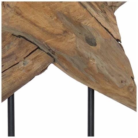 Stella di Natale Marrone 45 x 5 x 60 cm Legno di teak solido - Foto 9