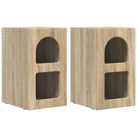 Comodino 2 pcs Rovere Sonoma 29,5 x 33,5 x 50 cm - Foto 1
