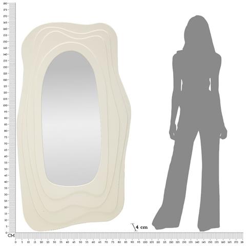 Specchio Con Cornice Vkh470-bianco-mdf-90x4x165 Cm - Foto 7