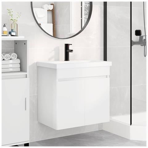Mobile bagno con rubinetto Bianco 61 x 40 x 74,5 cm - Foto 2