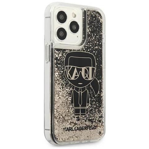 Karl Lagerfeld Klhcp13xlgggkbk Custodia Per Iphone 13 Pro Max 6,7 Nera /nera Liquid Glitter Gatsby - Foto 7