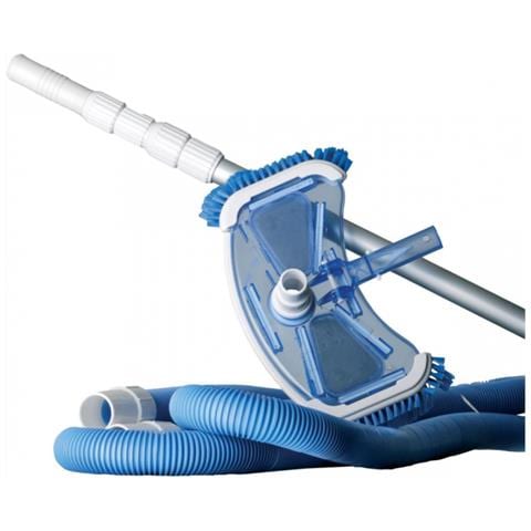 Kit Puliscifondo Manico Telescopico, Alluminio, 3,6 Mt, Tubo 6 Mt - Foto 3