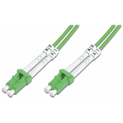 Cavo di Collegamento Fibra Ottica 50/125µ da 10 m Colore Verde - Foto 1