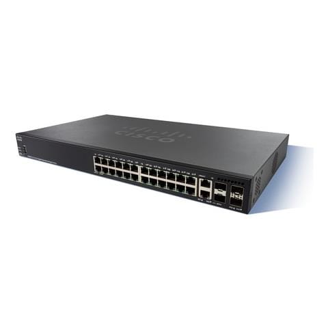 Switch SG350X-24P-K9-EU 24 Porte Ethernet 10/100/1000 BASE-T PoE+ - Foto 3