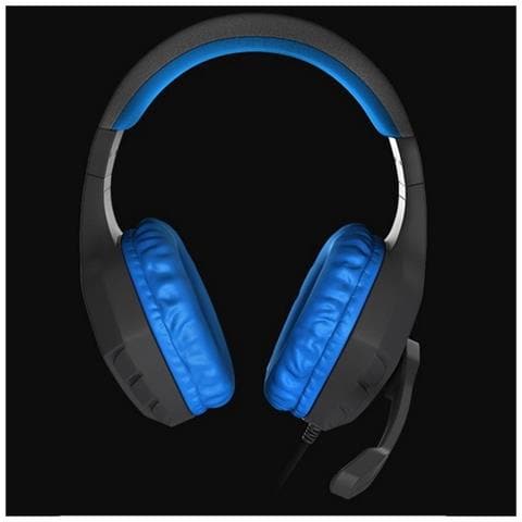 CUFFIA GAMING ARGON-200 BLUE STEREO MIC. 96dB CAVO 220cm 2*MINI-JAC - Foto 2