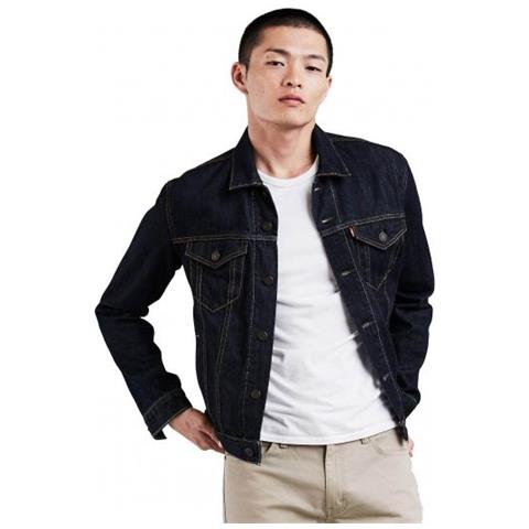 The Trucker Jacket Rinse Trucker Giacca Uomo Taglia M - Foto 1