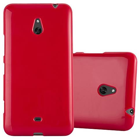 Custodia Compatibile Con Nokia Lumia 1320 In Jelly Rosso - Coperchio Protettivo In Silicone Tpu Flessibile - Foto 1
