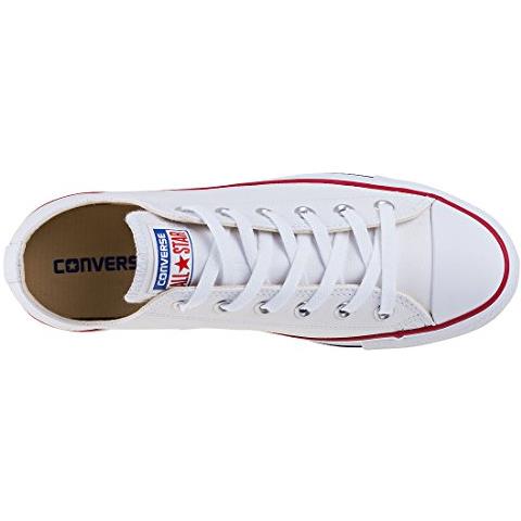 Chuck Taylor Nucleo Lea Ox, Sneaker Unisex Adulto, Bianco (blanc), 42 - Foto 2