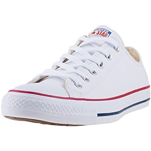 Chuck Taylor Nucleo Lea Ox, Sneaker Unisex Adulto, Bianco (blanc), 42 - Foto 1