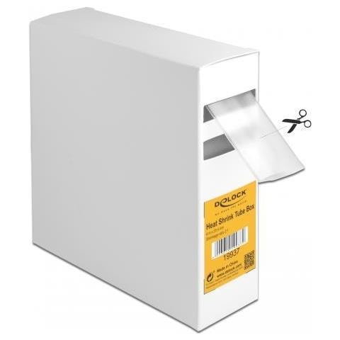 Scatola Per Tubi Termoretraibili 4 M X 25,4 Mm Trasparente - Foto 2