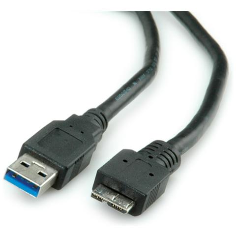 USB 3.0 Cable, USB Type A M - USB Type Micro B M 3.0 m - Foto 1