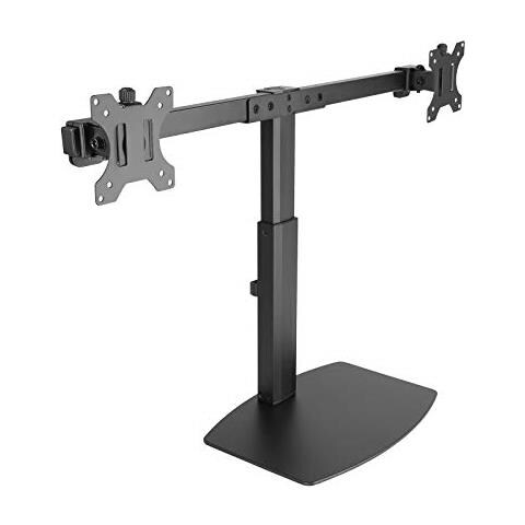 'TooQ db1727tn-b supporto da tavolo girevole per 2 schermi / TV a LED 17 - 27 Nero - Foto 2