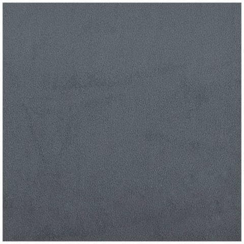 Sedia da Ufficio Reclinabile Grigio Scuro in Velluto - Foto 2