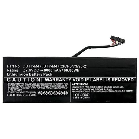 MBXMSI-BA0009 ricambio per laptop Batteria - Foto 1