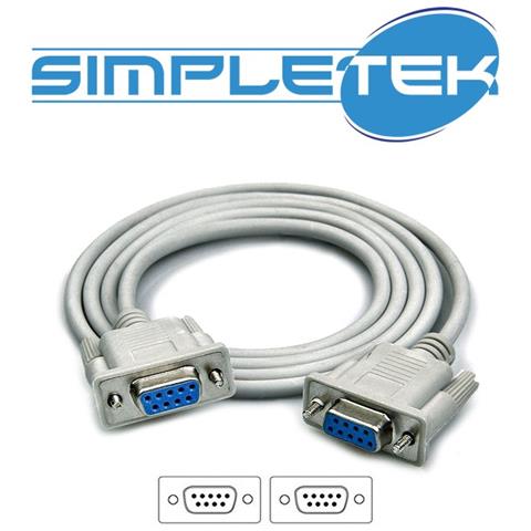 Cavo Adattatore Seriale Rs232 Femmina Femmina 1,5mt Computer Stampante - Foto 1