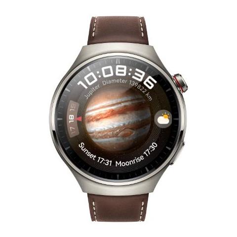 Watch 4 Pro Dark Brown Leather Strap - Foto 1