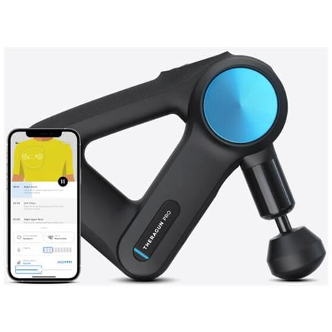 Dispositivo di Terapia Percussiva Theragun PRO 5a Generazione Bluetooth Autonomia 150 Minuti 6 Testine Incluse Nero - Foto 5