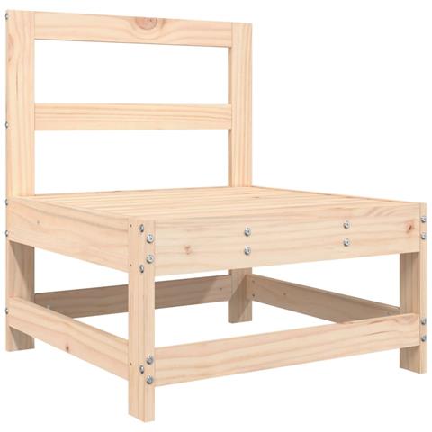 Set Salotto da Giardino 4 pz in Legno Massello di Pino - Foto 3