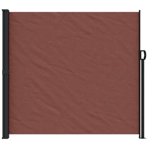 Tenda Da Sole Laterale Retrattile Marrone 180x500 Cm - Foto 3