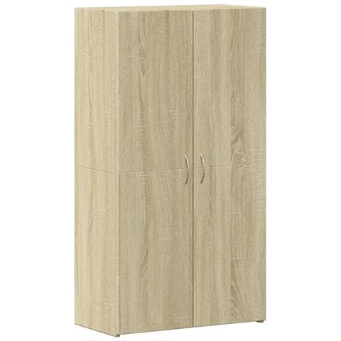 Schedario Rovere Sonoma 60x32x115 Cm In Legno Multistrato - Foto 2