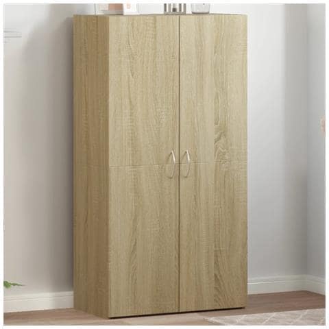 Schedario Rovere Sonoma 60x32x115 Cm In Legno Multistrato - Foto 1