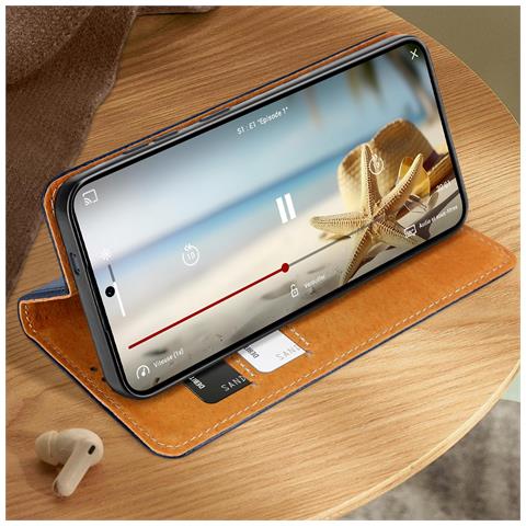 Custodia A Portafoglio Per Samsung Galaxy S24 Plus In Vera Pelle - Foto 2