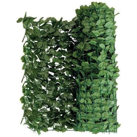 3mt Edera Finta Sempreverde Siepe Foglie Ornamentali Frangivista Coprente Per Recinzione 1.5h Mt 3mt - Foto 1