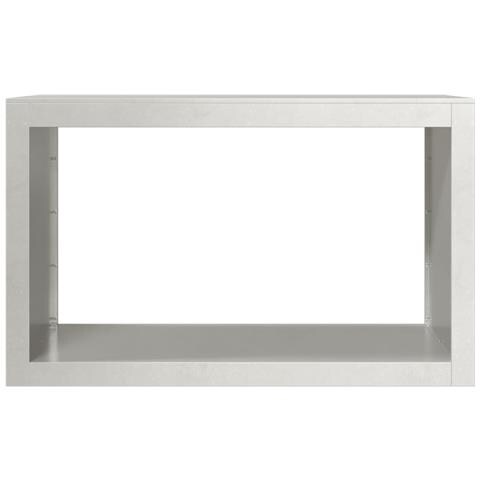 Rastrelliera per Legna da Ardere 100x40x60 cm in Acciaio Inox - Foto 2