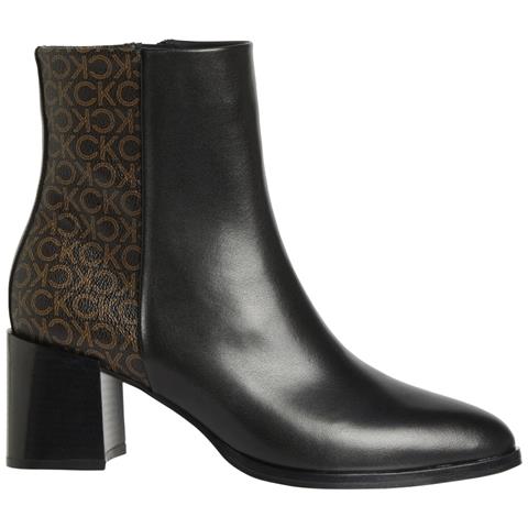 Almond Ankle Boot 55 Stivaletti Pelle Scarpe Donna Nero Eu 36, Hw0hw01322 0gl - Foto 1