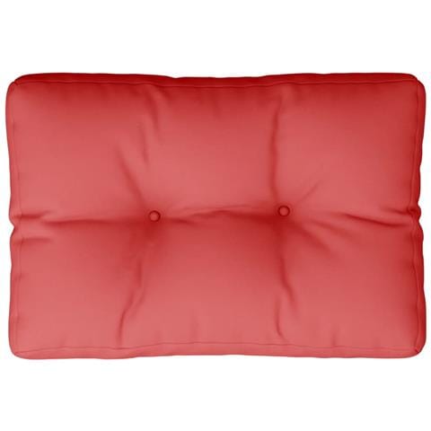 Cuscino Per Pallet Rosso 60x40x12 Cm In Tessuto - Foto 2