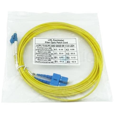 047202G512000002M cavo InfiniBand e in fibra ottica 2 m 2x LC 2x SC LC /APC Giallo - Foto 2