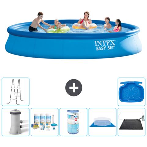 Piscina Fuori Terra - In Giro - 457x84 Cm - Blu - Include Accessori Coordinati A1189 - Foto 1