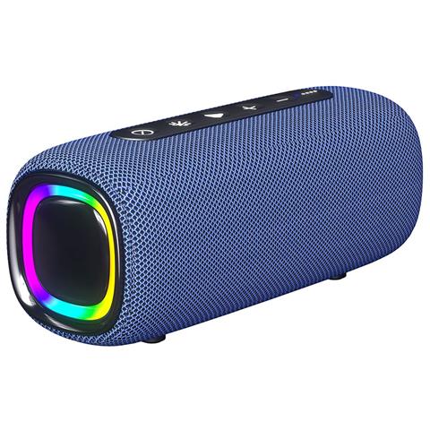 Altoparlante Bluetooth Con Luci Rgb Blue - Foto 1