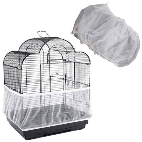 Coprigabbia Per Uccelli - Elastico S - Altezza 17 Cm Circonferenza 80-110 Cm - Bianco Xl - Foto 4