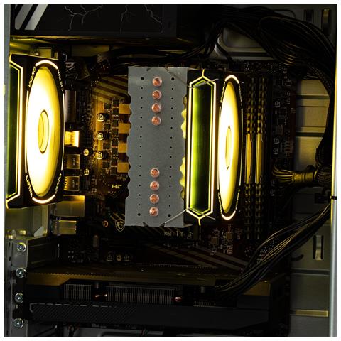 PC Desktop 93604 AMD Ryzen 5 9600X RAM 16GB SSD 2TB RTX 5060 Ti Windows 11 Home 10xUSB Nero - Foto 3