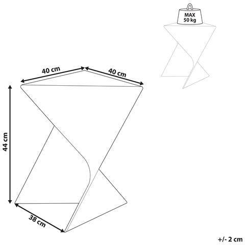Tavolino Pecos Rosa Pastello - Foto 8