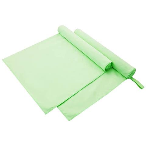 Asciugamani Sportivi 2 pcs Verde 180 x 90 cm - Foto 1