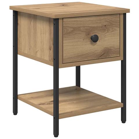 Comodino Rovere artigianale 34 x 35,5 x 45 cm Legno multistrato - Foto 1