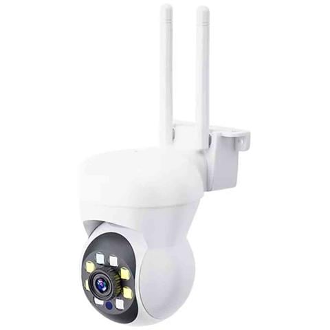 Telecamera Di Sicurezza Wireless Hd Da 200w Con Pan & Tilt, Visione Notturna A Colori - Foto 5