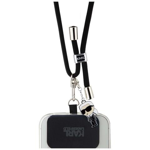 Laccio Da Collo 150cm Universale Con Spilli Ikonik Ultra Resistente, Nero - Foto 2